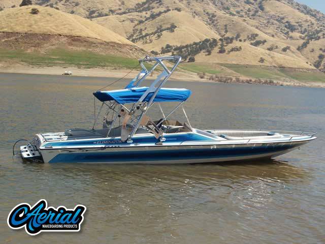 1987 Eliminator with FreeRide Wakeboard Tower