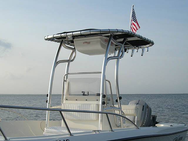 Sea Boss 190CC with SG600 Boat T-Top, customer install photo