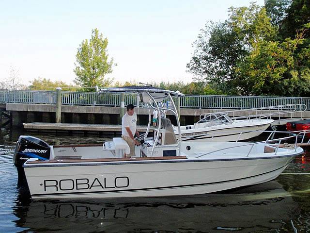 1987 Robalo with SG600 Boat T-Top, customer install photo