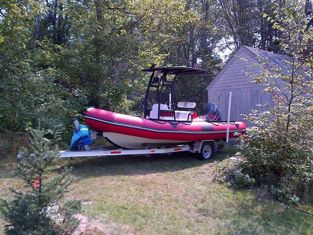 2007 Zodiac Pro16 Man with SG300 Boat T-Top