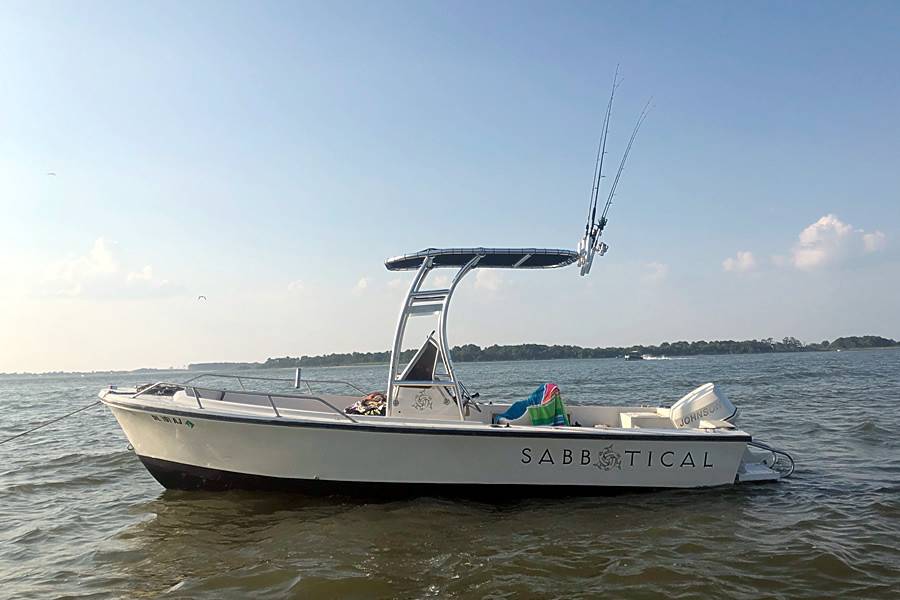 1990 Pro-Line with SG300 Boat T-Top