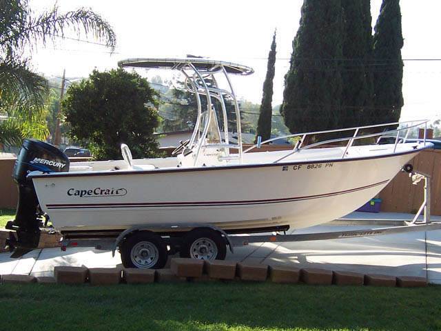 Cape Craft with SG600 Boat T-Top