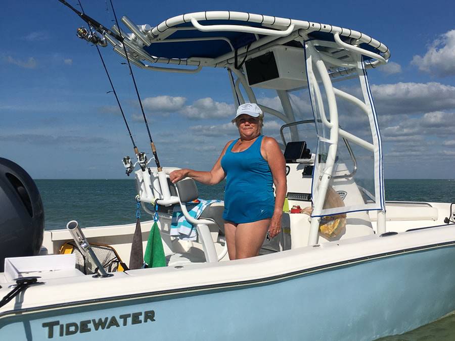 2018 Tidewater 198 cc with SG900 Boat T-Top