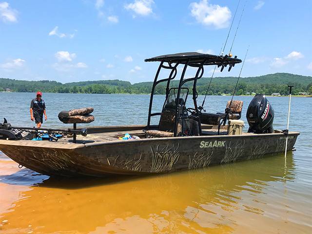 2017 SeaArk BX220 with SG600 Boat T-Top