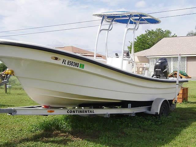 2006 Panga Boca Grande with SG600 Boat T-Top, customer install photo
