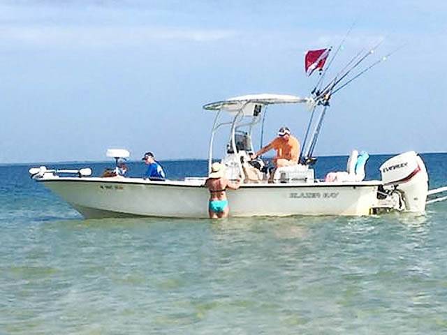 2008 Blazer Bay 2400 with SG600 Boat T-Top