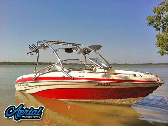 2007 Tahoe Q7i with Airborne Wakeboard Tower — customer install photo