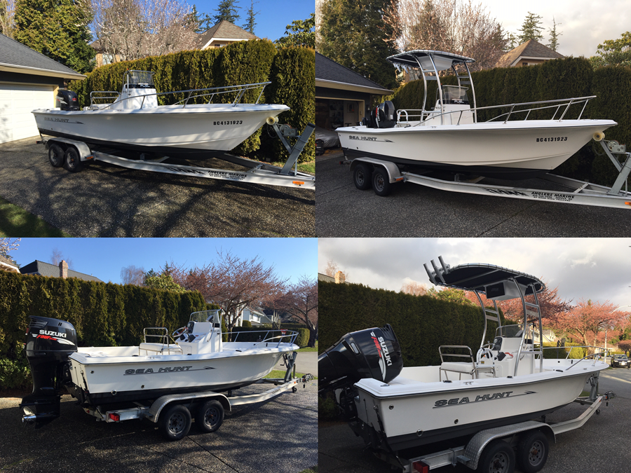 2007 Sea Hunt BX21T with SG300 Boat T-Top