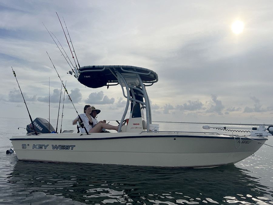 Boat T-top upgrades on a 1993 Key West 1900 Sportsman