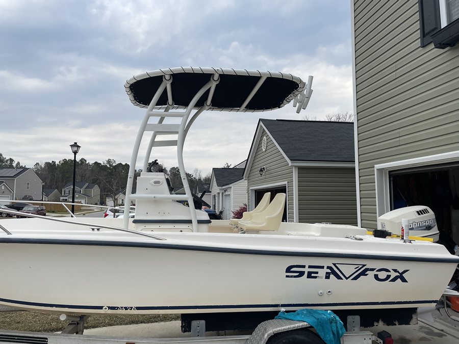 2002 Sea Fox 192 with SG300 Boat T-Top