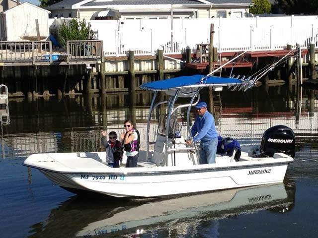 2012 Sundance B18CCR with SG600 Boat T-Top, customer install photo