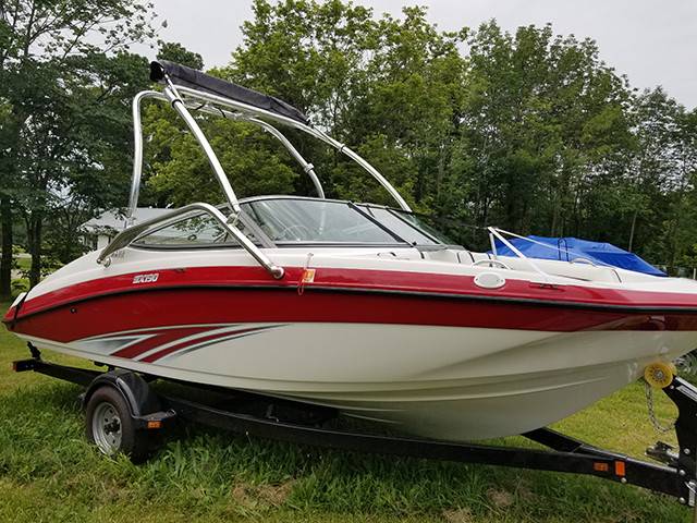 2015 Yamaha sx190 with Airborne Wakeboard Tower — customer install photo