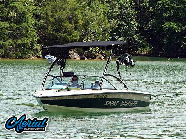 1997 Correct Craft Sport Nautique with Assault Wakeboard Tower — customer install photo