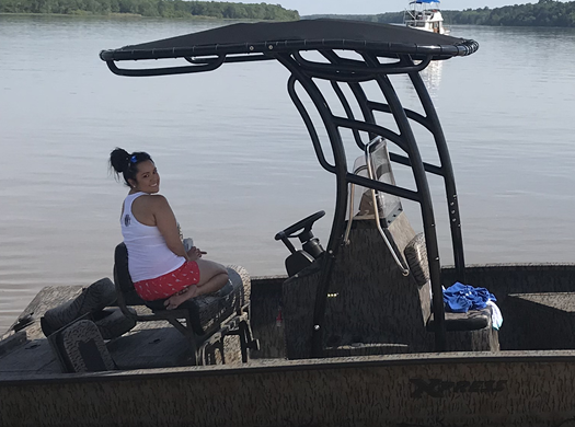 2018 Xpress H22B with SG900 Boat T-Top