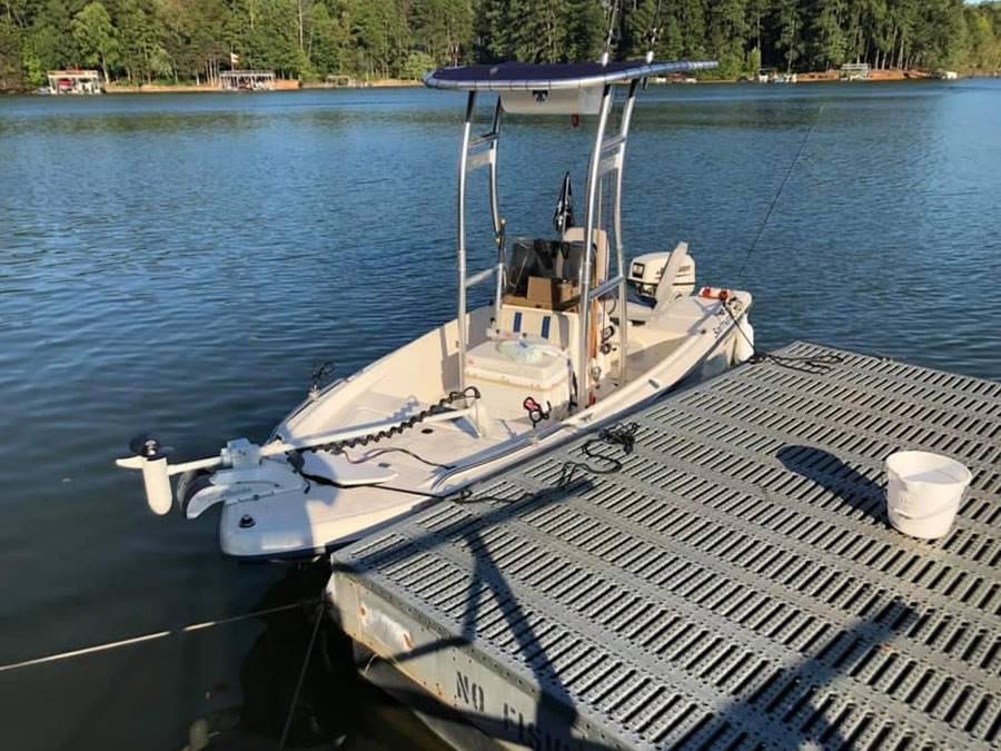 2000 Sea Fox with SG300 Boat T-Top, customer install photo