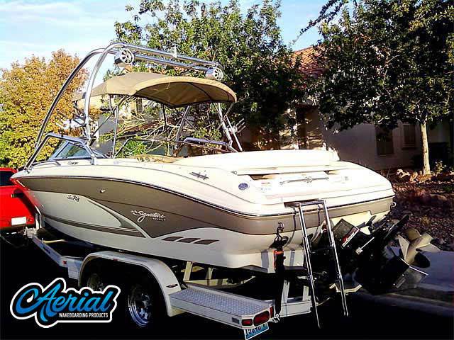 1998 Sea Ray 230 Signature Select with Airborne Wakeboard Tower — customer install photo
