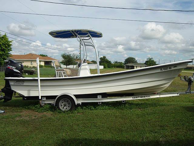 2006 Panga Boca Grande with SG600 Boat T-Top