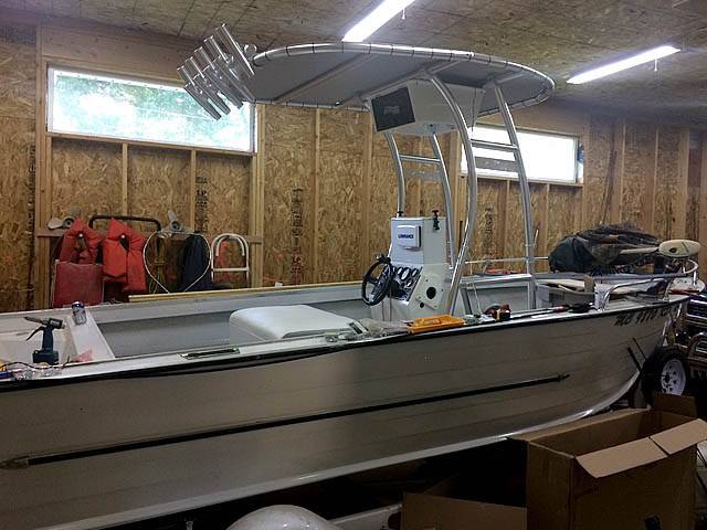 1968 Starcraft Offshore Custom with SG300 Boat T-Top, customer install photo