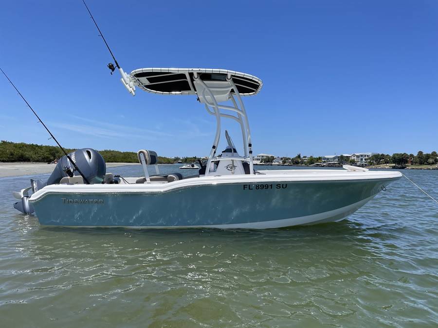 2021 Tidewater 180cc Adventure with SG600 Boat T-Top