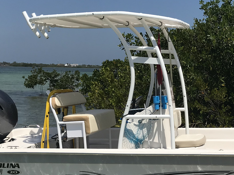 2017 Carolina Skiff JVX 20 with SG300 Boat T-Top
