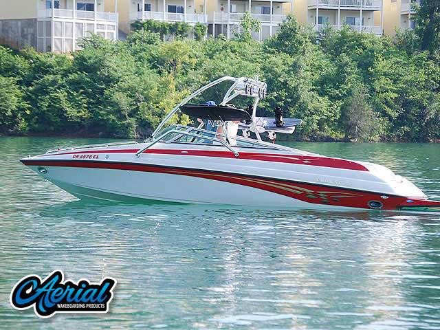2000 Crownline 248BR with Airborne 2.0 Wakeboard Tower — customer install photo