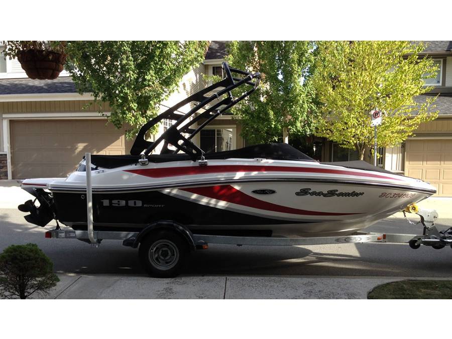 2013 Sea Ray 190 Sport with FreeRide Wakeboard Tower