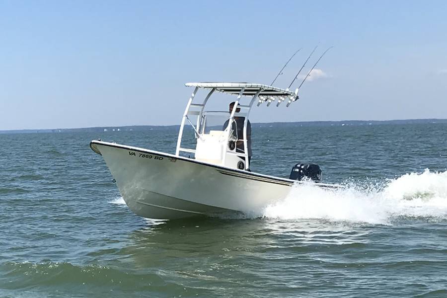 2003 May-Craft 1800 with SG300 Boat T-Top