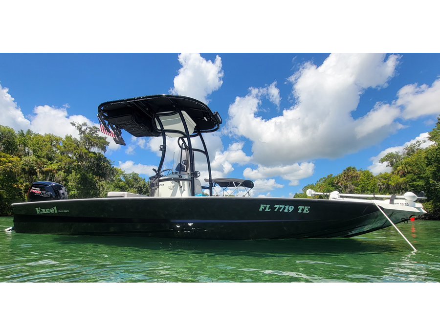 2022 Excel Bay Pro 203 with SG600 Boat T-Top, customer install photo