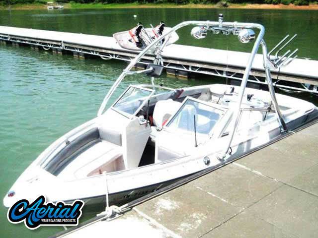1989 Larson with Ascent 2.0 Wakeboard Tower — customer install photo