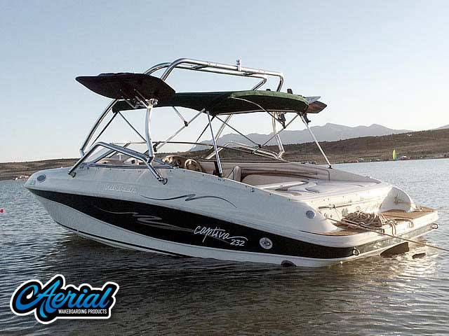 1998 Rinker Captiva 232 Cuddy with Airborne Wakeboard Tower