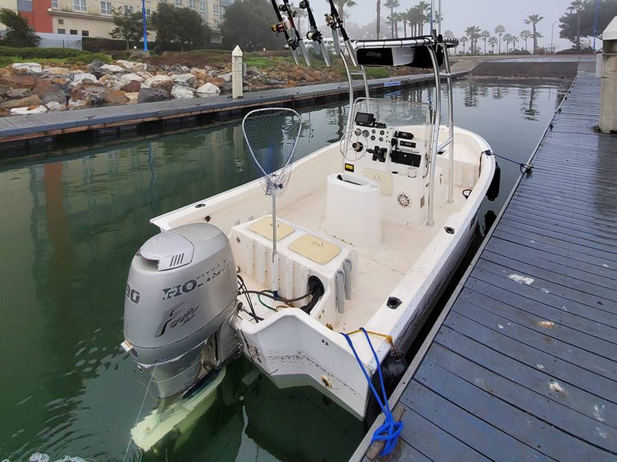 1999 Cape Horn 17cc with SG300 Boat T-Top