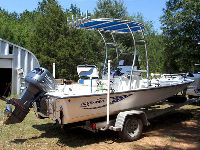 Blue Wave with SG300 Boat T-Top