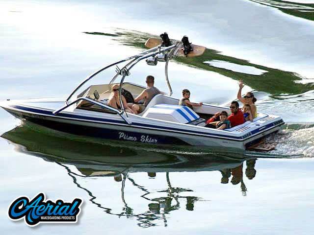 1988 Pismo Skier with Airborne 2.0 Wakeboard Tower — customer install photo