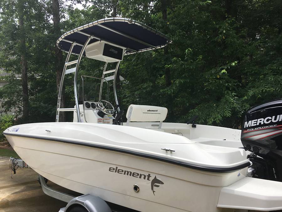 2019 Bayliner Element 18 with SG300 Boat T-Top