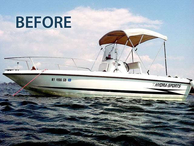 2001 Hydra-Sports 20 LTS with SG300 Boat T-Top
