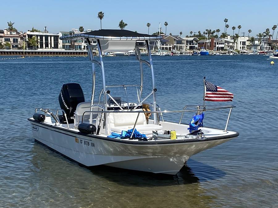 2006 Boston Whaler Montauk with SG600 Boat T-Top