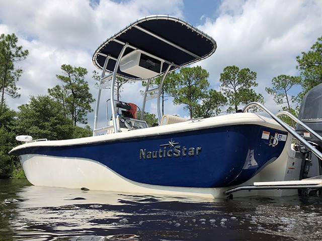 2012 NauticStar 210 Coastal with SG300 Boat T-Top, customer install photo