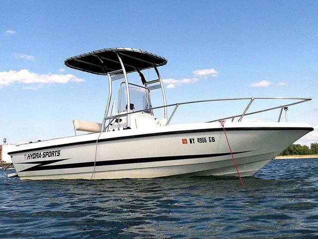 2001 Hydra-Sports 20 LTS with SG300 Boat T-Top, customer install photo