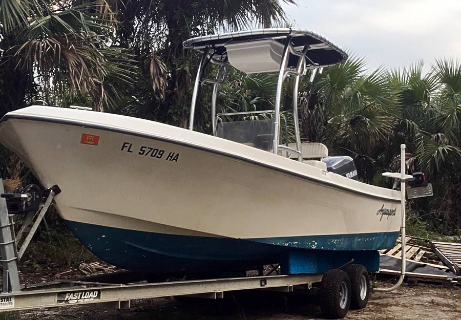 1991 Aquasport 19-6 with SG600 Boat T-Top