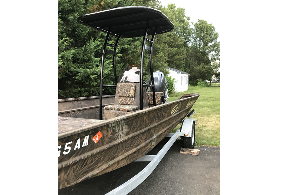 2019 G3 Gator Tough 20 CC with SG300 Boat T-Top