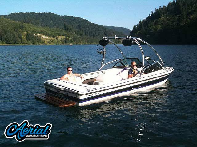 1998 Sanger DLX with Airborne Wakeboard Tower