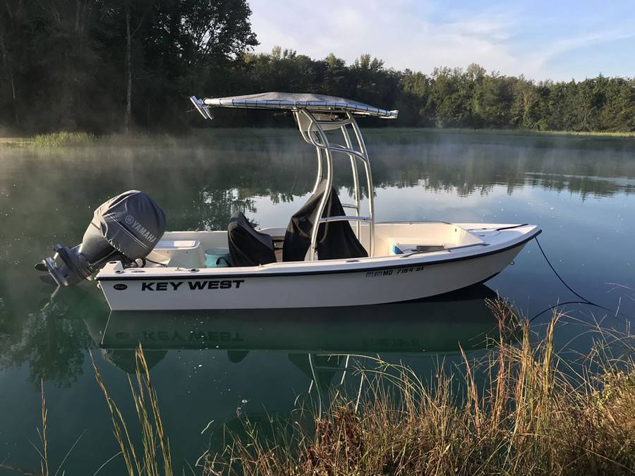 2007 Key West 1720 Sportsman with SG600 Boat T-Top