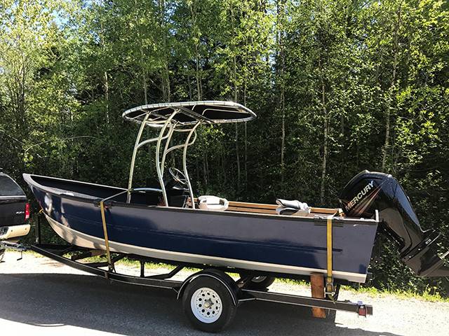 2016 Tolman Skiff with SG600 Boat T-Top