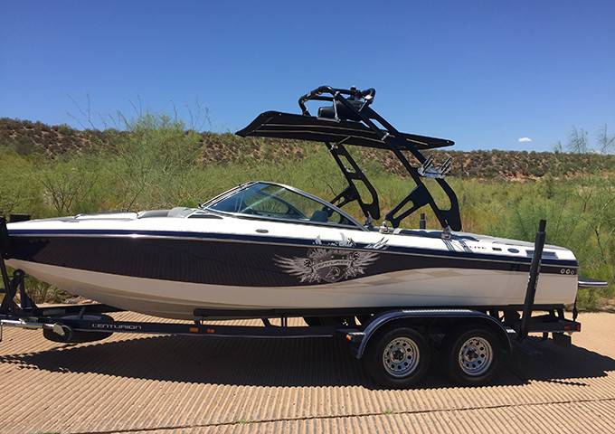 2007 Centurion Elite Air Warrior with FreeRide Wakeboard Tower