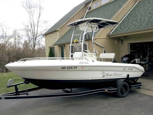 1992 Sea Ray Laguna 18' with SG600 Boat T-Top