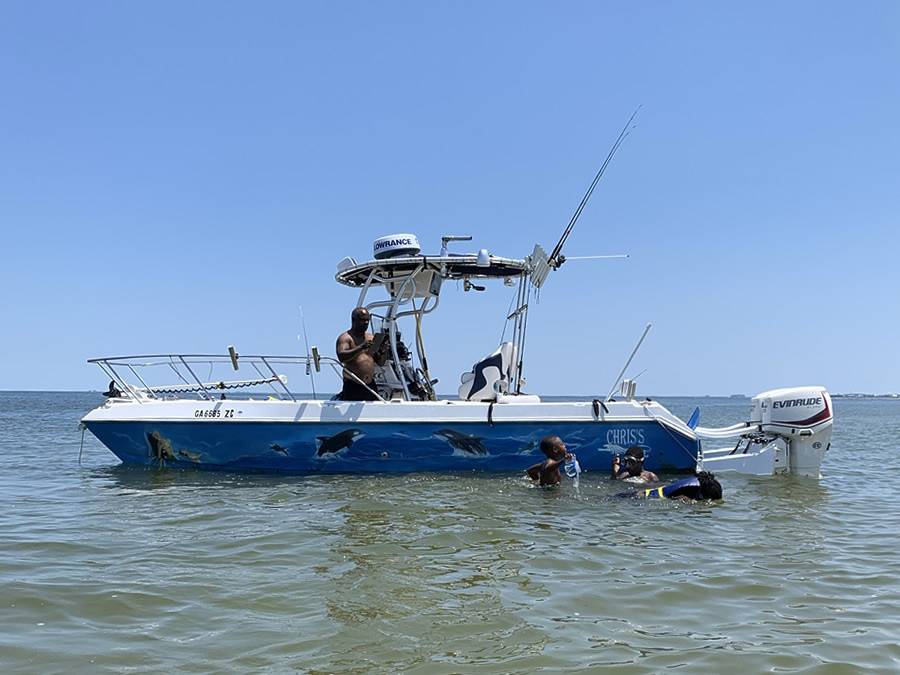 SportCat Catamaran with SG600 Boat T-Top