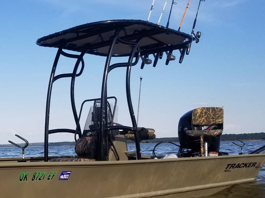 2020 Tracker Grizzly 2072 with SG600 Boat T-Top