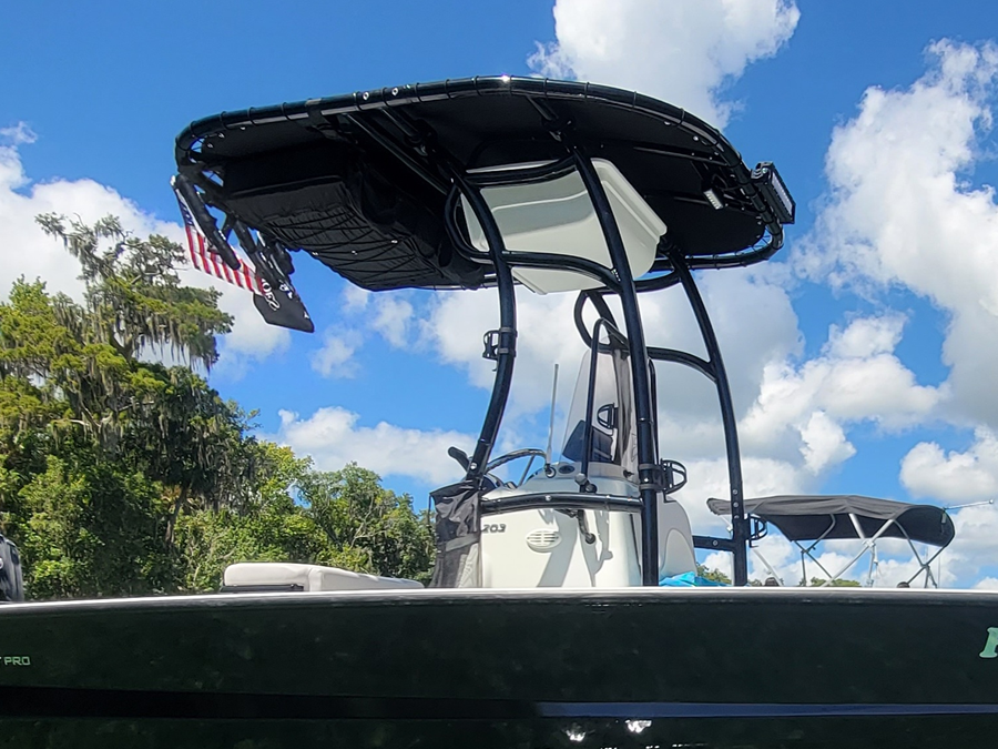 2022 Excel Bay Pro 203 with SG600 Boat T-Top