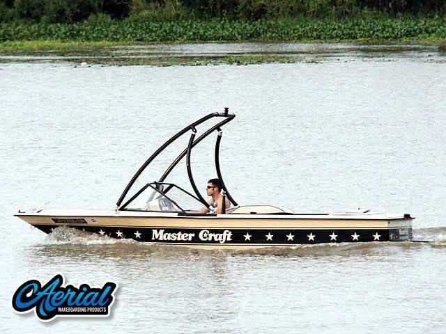 1985 Mastercraft Stars & Stripes with Ascent 2.0 Wakeboard Tower — customer install photo