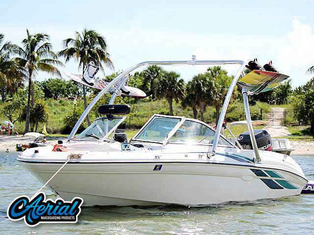 1998 Sea Ray 180 Bow Rider with Ascent Wakeboard Tower — customer install photo